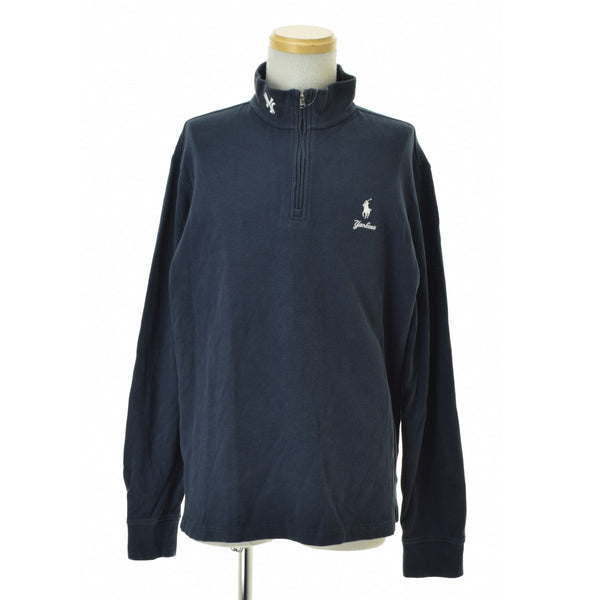 POLO RALPH LAUREN ニューヨークヤンキース ハーフジップ ロングスリーブ プルオーバー