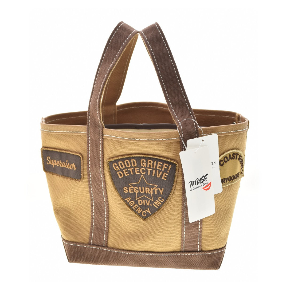 GOOD GRIEF 26AW 26092521002430 PATCHES TOTE BAG MEDIUM パッチ キャンバス トート