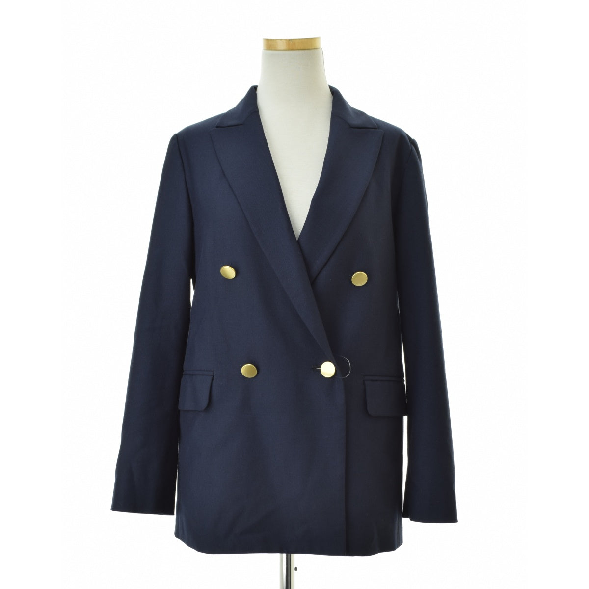 NOBLE SPICK AND SPAN 23010240504010 ウールストレッチピークドラペルジャケット