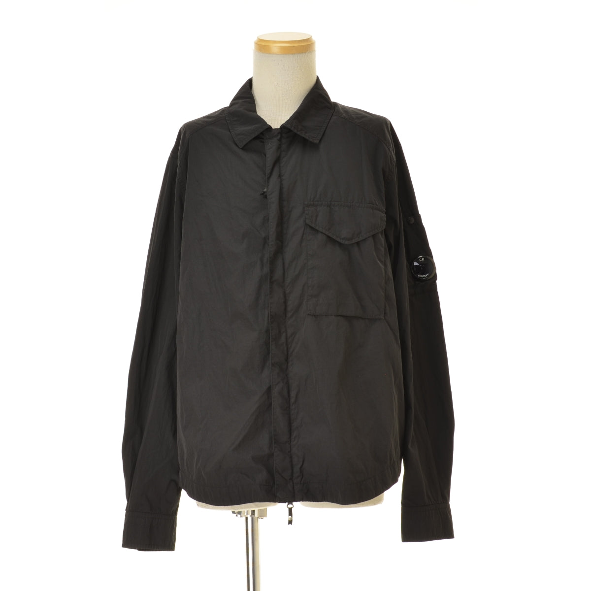 C.P.COMPANY 18CMOS095A 005904G CHROME-R FULL ZIP OVERSHIRT