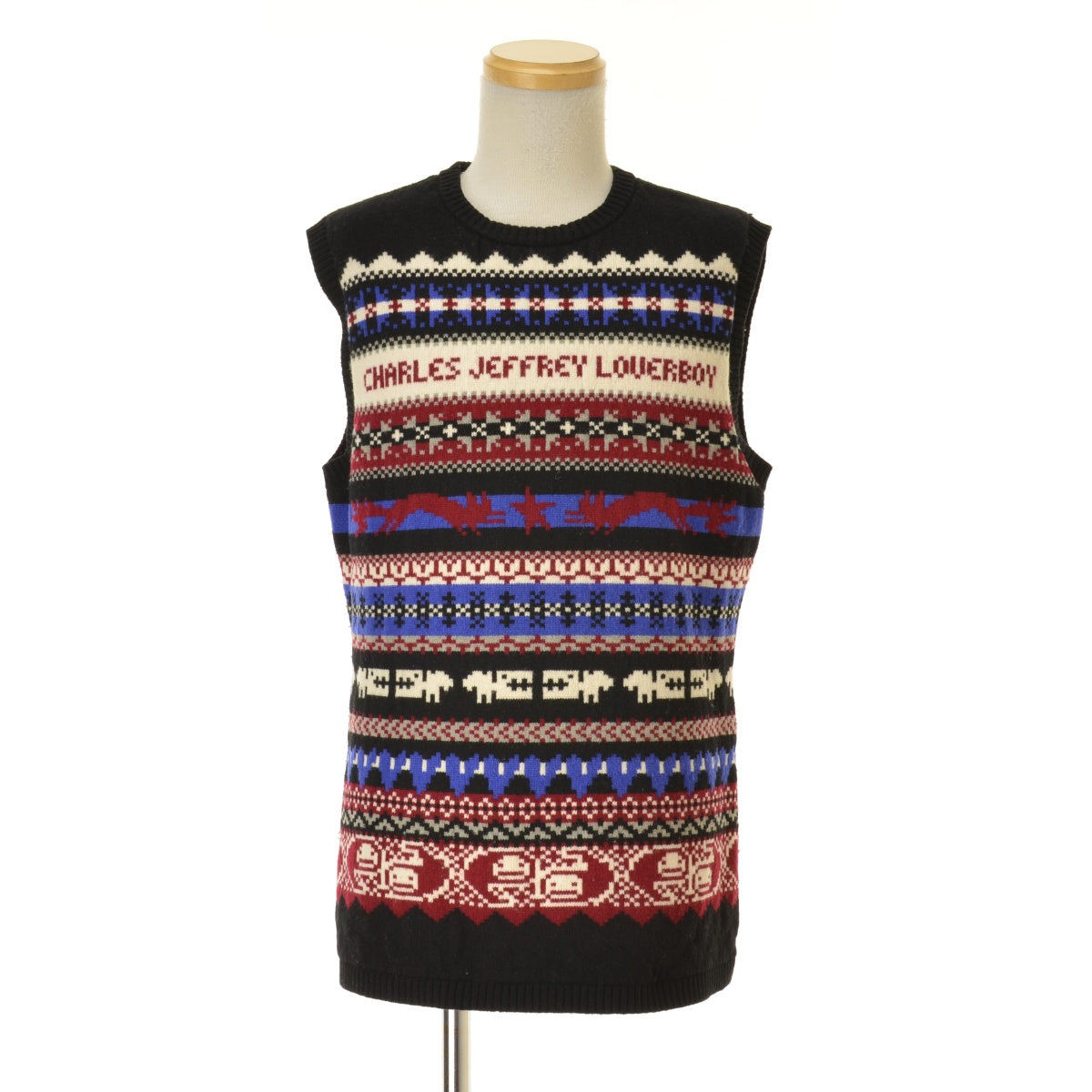 Charles Jeffrey Loverboy FINE FAIRISLE VEST