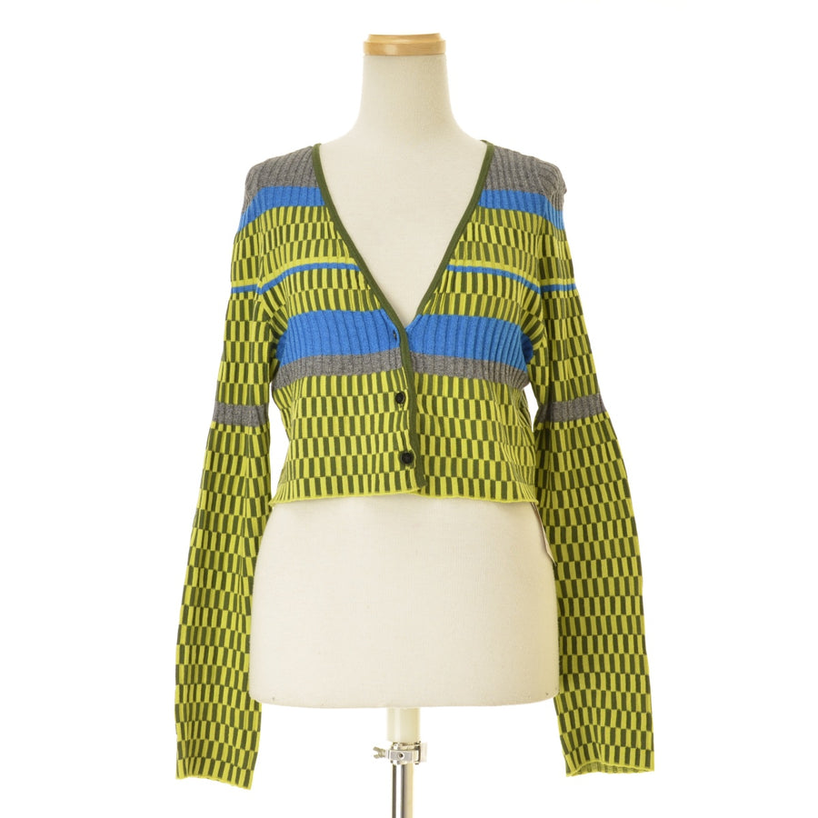 AKANE UTSUNOMIYA 23AW WAM-FK03-1002 Cropped Length Cardigan