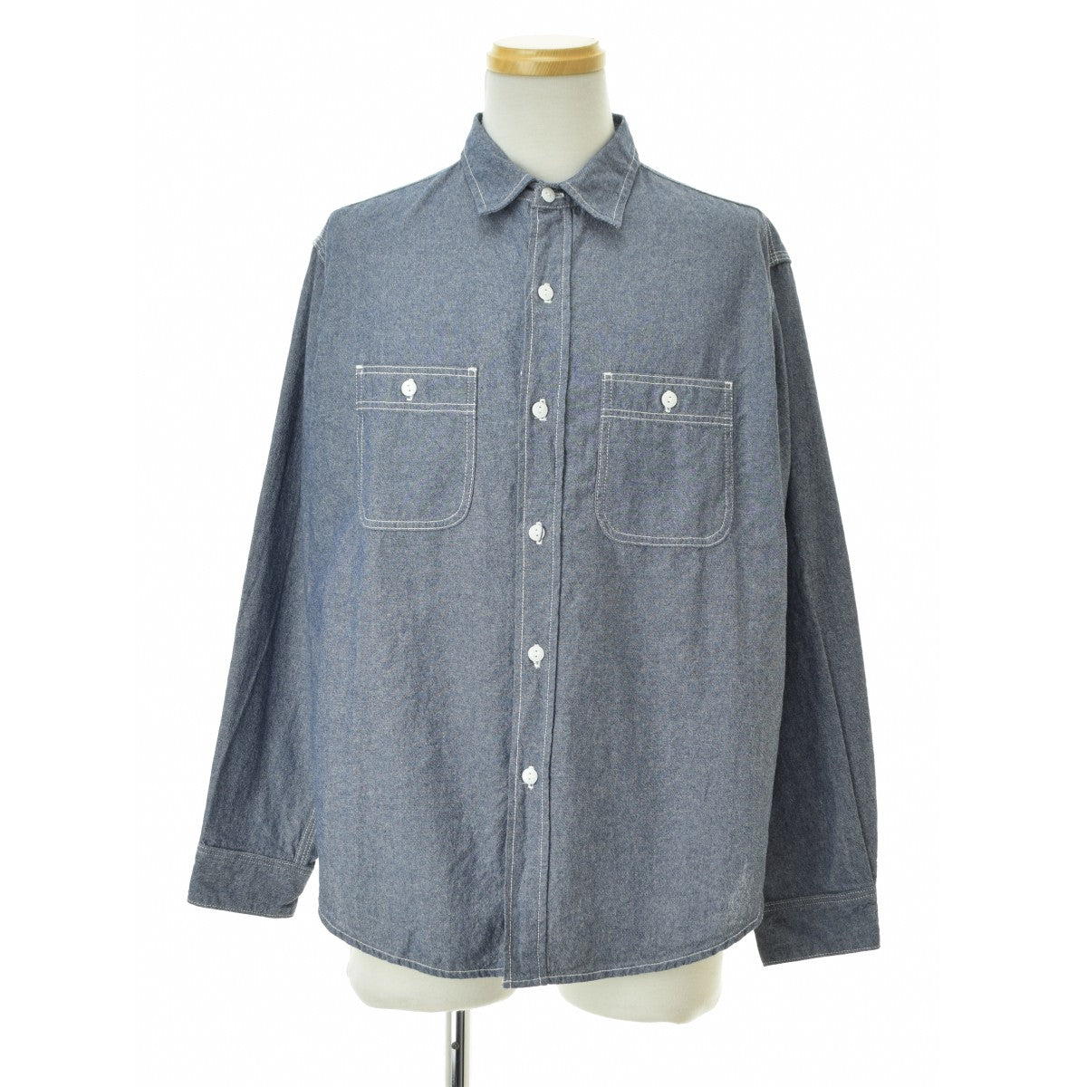 FOREMOST 復刻 W-POCKET WORK SHIRT ダブルポケット ワーク シャンブレー