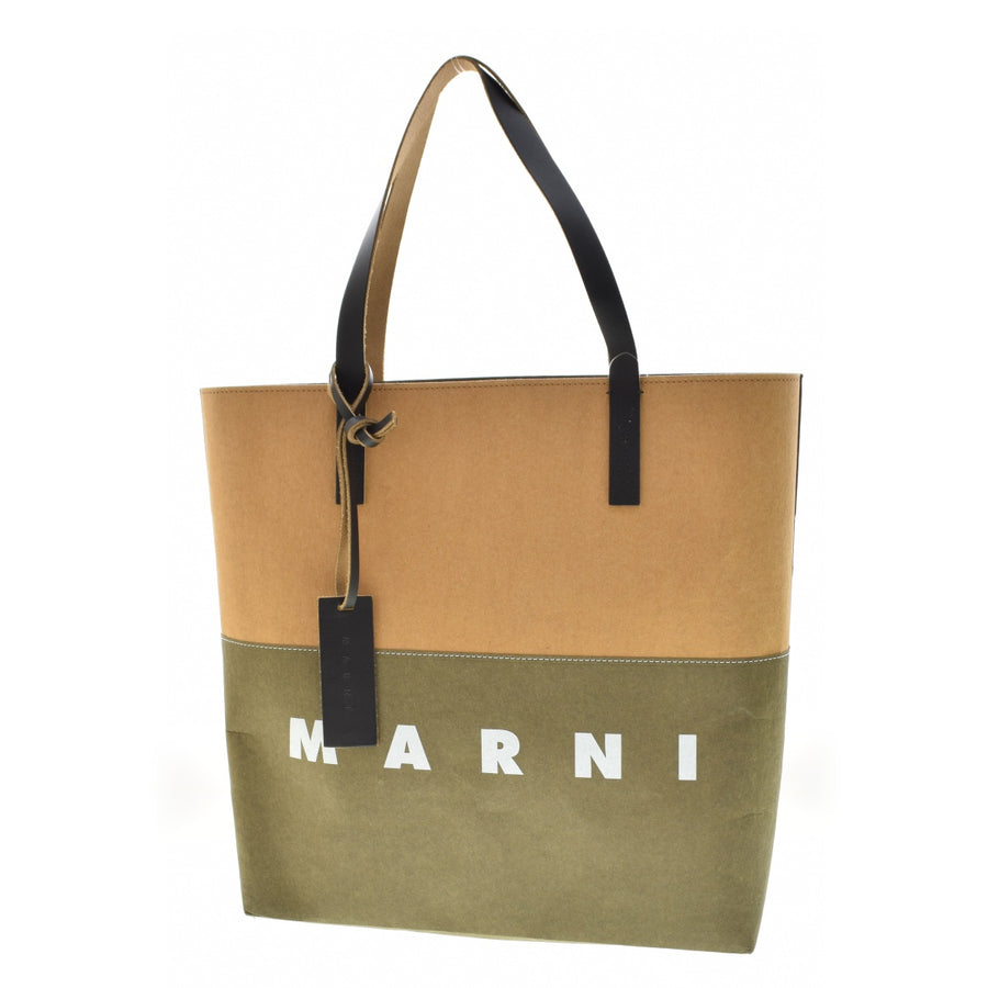 MARNI SHMPQ10A09 P4568 バイカラー ショッピング ペーパー